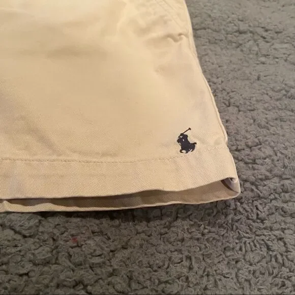 Ralph Lauren Sport Khaki Flat Front Shorts Size 8 - Picture 3 of 10